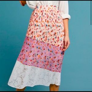 Anthropologie LAIA Multi-Colored Skirt Brand New